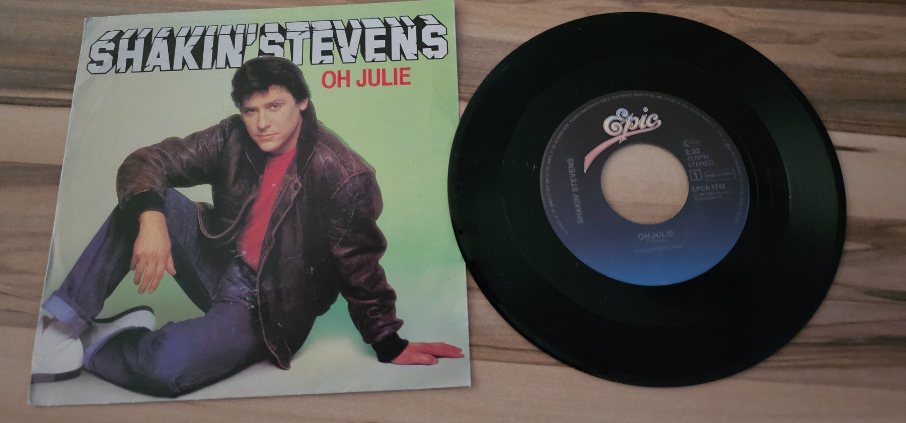 Schallplatten: Shakin' Stevens- Oh Julie/ Vinyl Single – Gebraucht aus Geuensee von jes_9xyk
