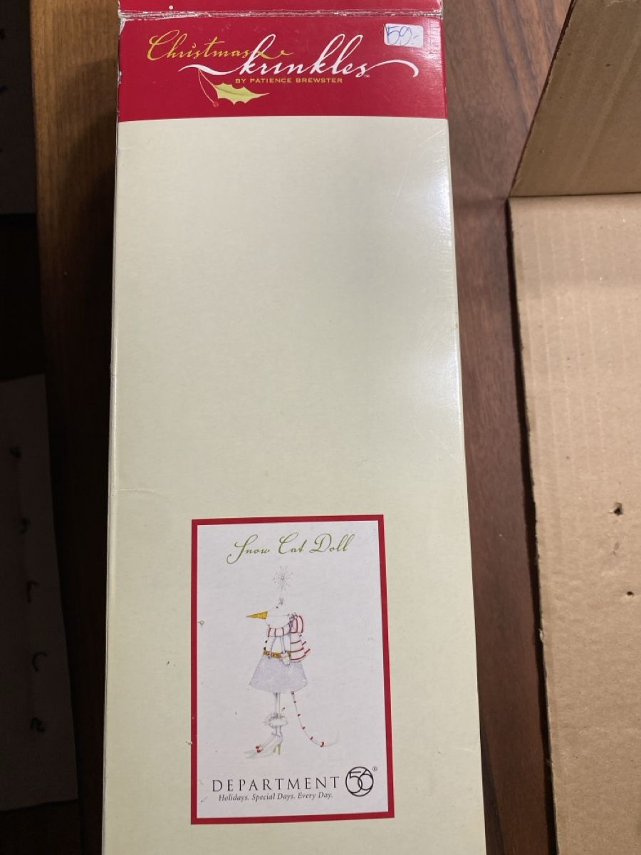 Statuette: Krinkles Schnee-Katze – Nuovo (secondo la descrizione) da Rubigen venduto da co2ralu 3