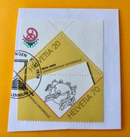 Nr.977/978 GESTEMPELT 1999   125 Jahre Weltpostverein   