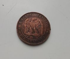 Frankreich DIX CENTIMES 1854