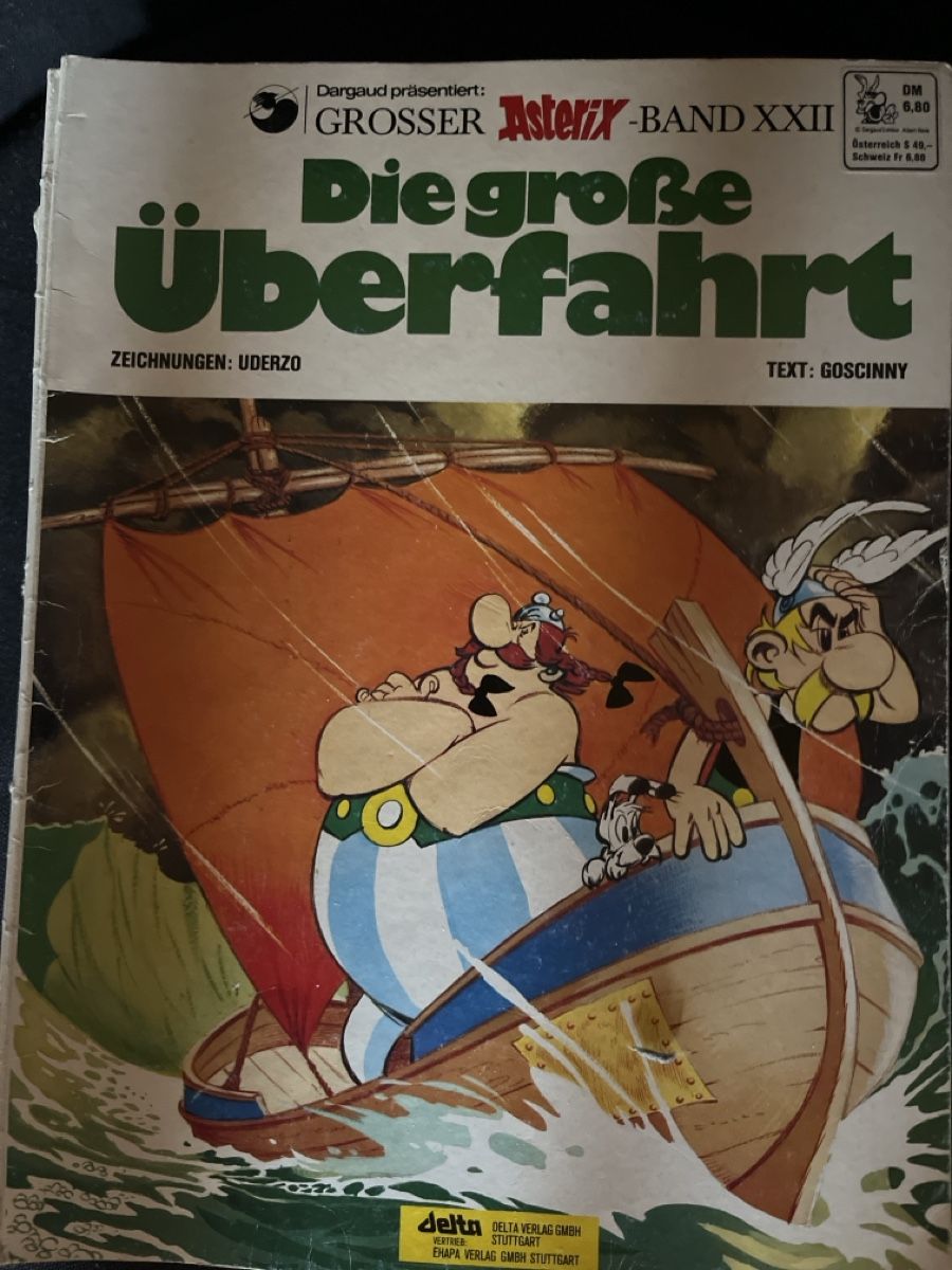 Comics: Asterix Comic Band XXII Die grosse Überfahrt – Gebraucht aus Giswil von Nistsigi