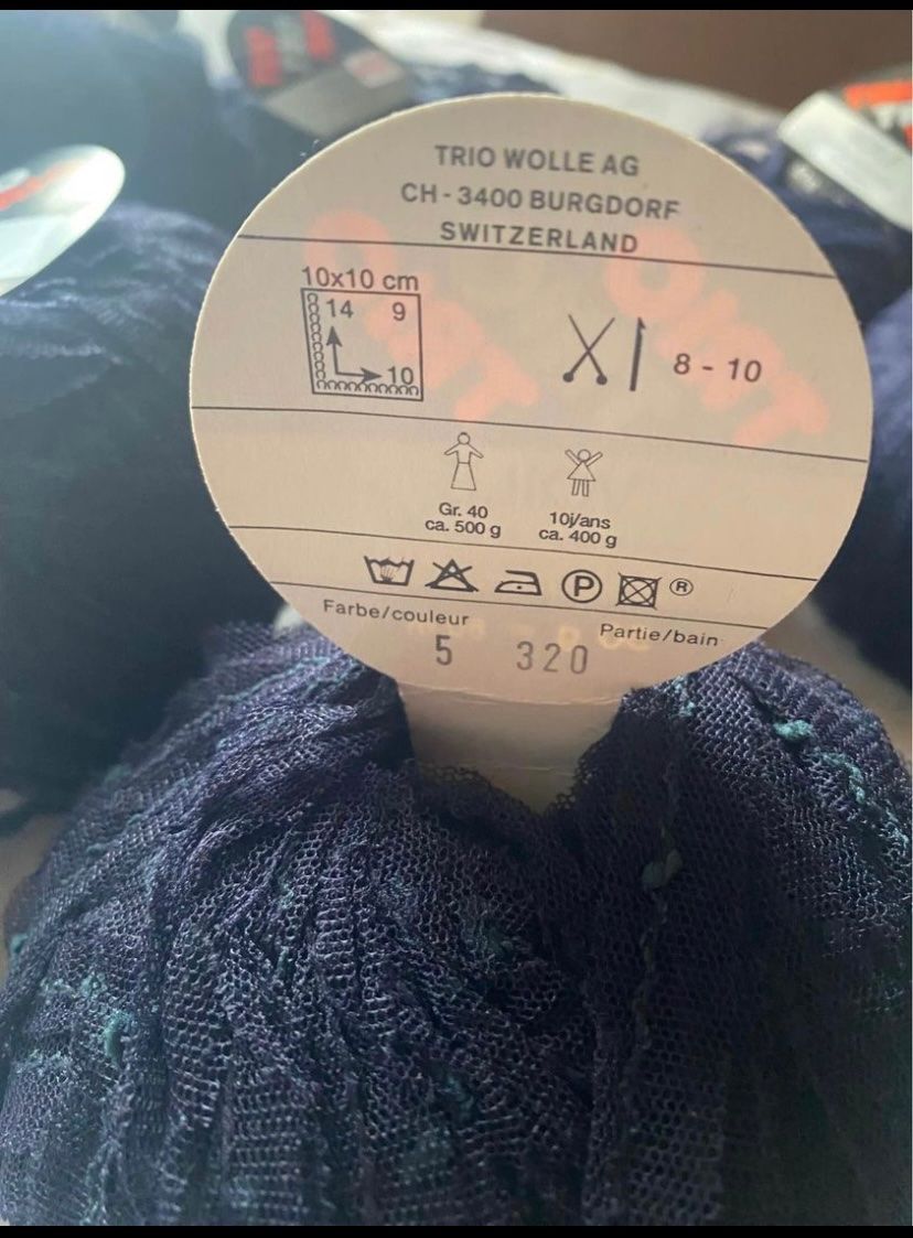 Lana: Trio voile 15 pelotes – Nuovo e nell'imballaggio originale da Randogne venduto da BonnieG 2