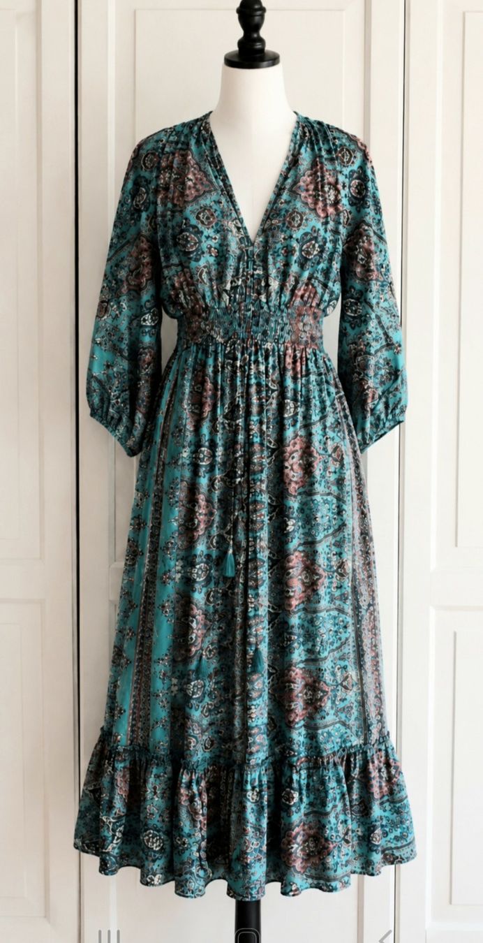Vestiti: Schönstes Elfen Seidenkleid Boho Gr S- M – Nuovo (secondo la descrizione) da Menznau venduto da Valinor 3