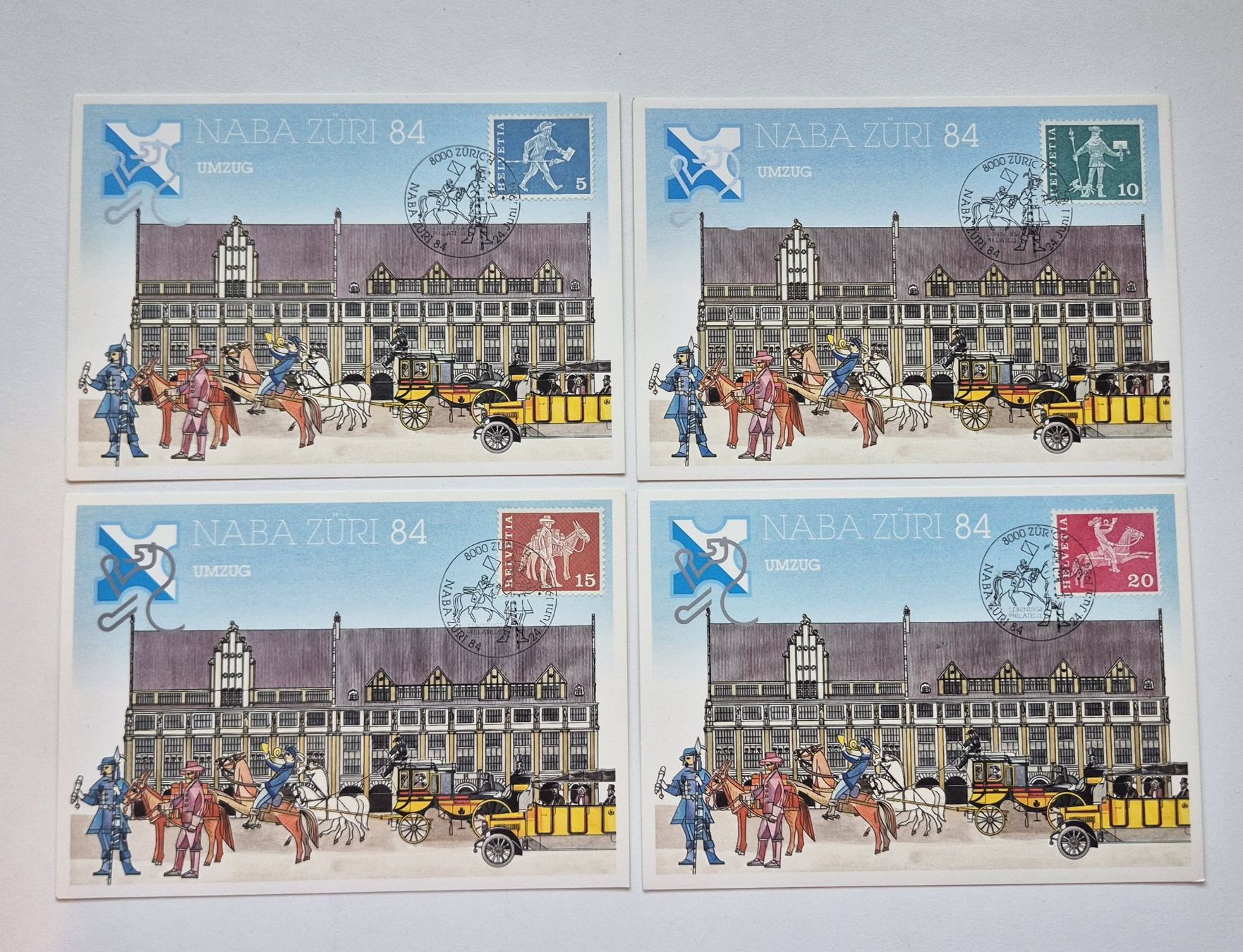 Cartoline postali: Ansichtskarten Philatelie-Sammlung NABA 1984 – Nuovo (secondo la descrizione) da Niederweningen venduto da Obson