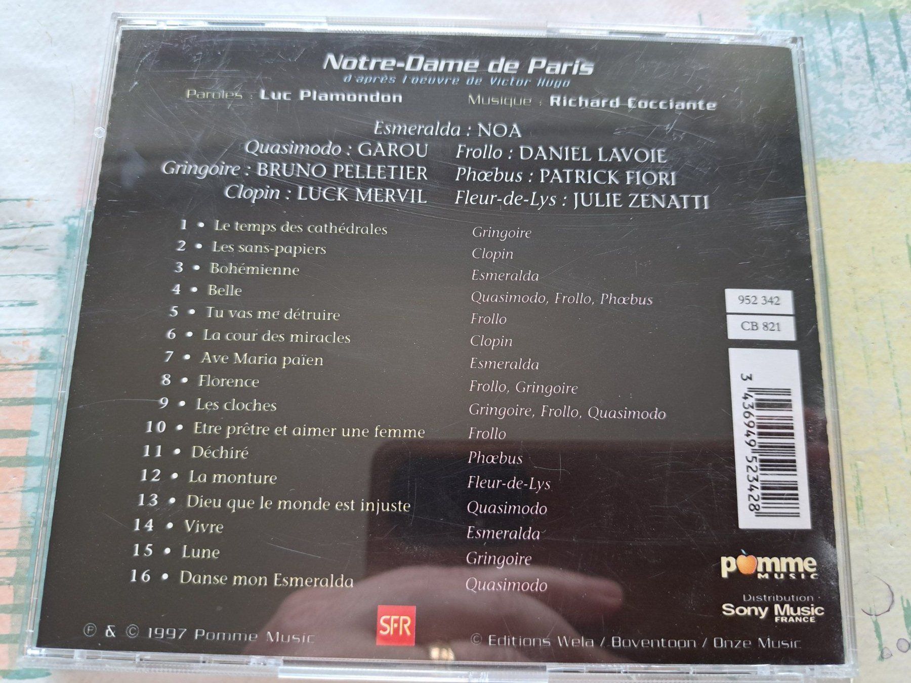 CD: Cd Notre Dame de Paris  – Usato da Pully venduto da bro_n52j 1
