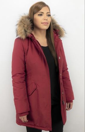 Damen Winterjacke mit abnehmbaren Fell