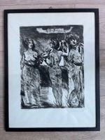 Die drei Grazien, Radierung Lovis Corinth, 56/100, signiert