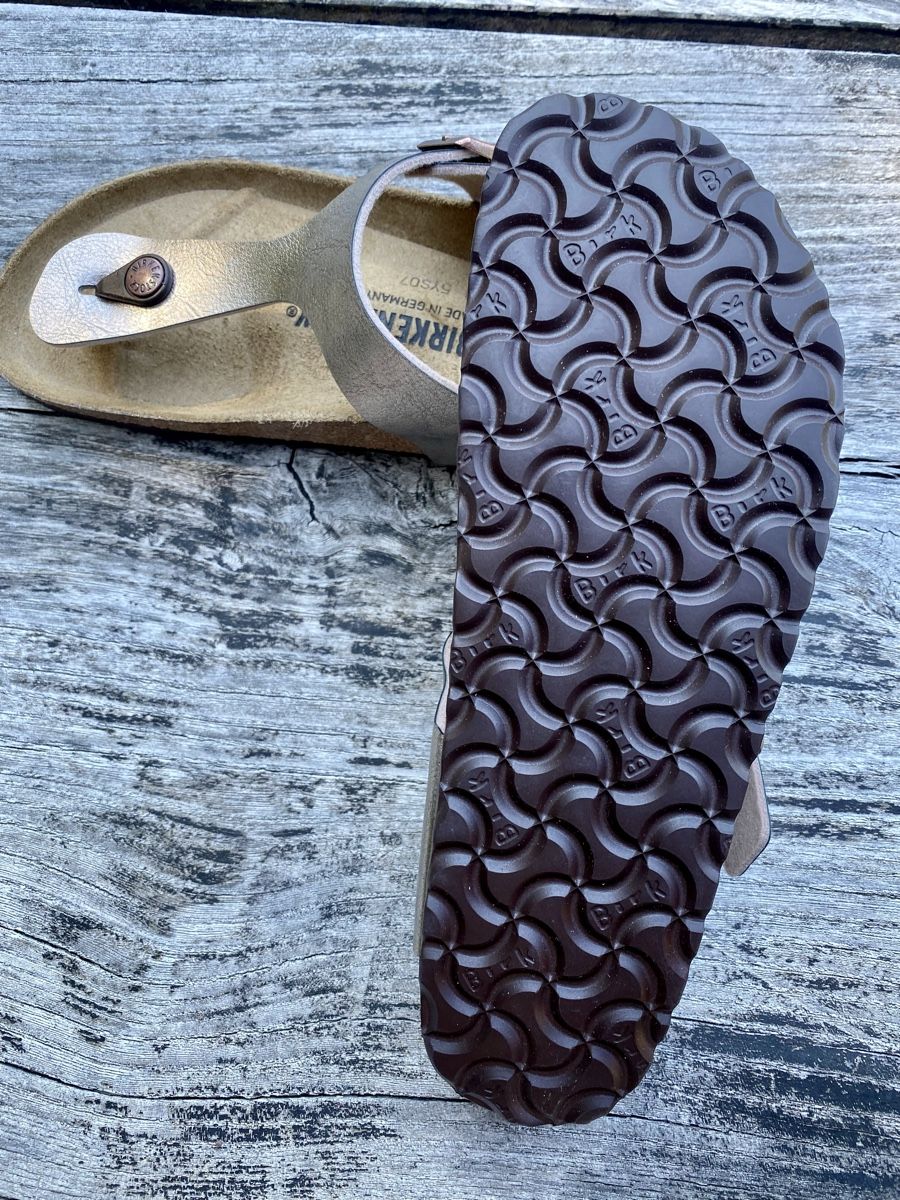 Birkenstock Scarpe da donna: Birkenstock Gizeh Graceful Taube - 39 small - neu / makellos – Nuovo e nell'imballaggio originale da Rigi Kaltbad venduto da Antares2 3