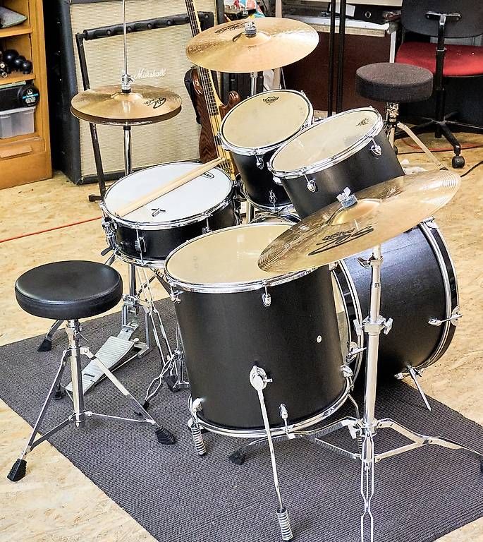 Instruments de musique: Custom Rock Set + handgehämmerte Becken - mit Video!!! – Neuf (Voir description) à Aarau par Bigbenmusic 3