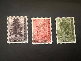 Liechtenstein 1957 Nr. 301 bis 303 ** (3126)