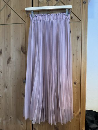 Zarter, plissierter Tüllrock, rosa, Grösse XS, Top Zustand!