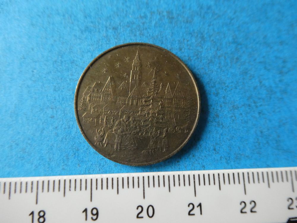 Weihnachten 1979, Weihnachtsmarkt Medaille 27 mm Kaufen auf Ricardo