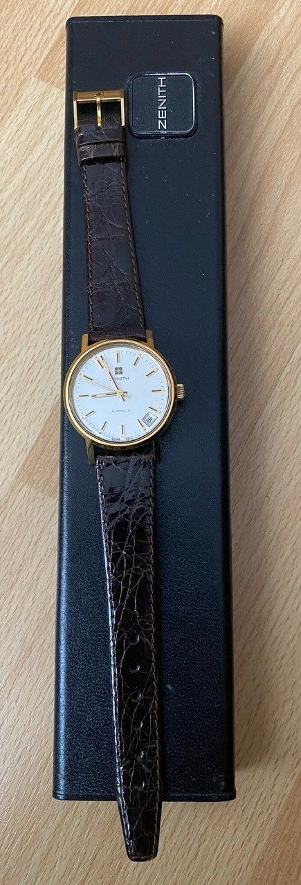 Zenith Orologi: Zenith Automatic Herrn Uhr – Nuovo (secondo la descrizione) da Matzendorf venduto da BTCSwisswatcher 8
