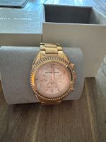 Michael Kors Damenuhr Roségold Glitzer, Top Zustand!