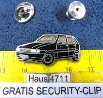FIAT UNO TURBO AUTO PIN ENAMEL MIT SECURITY-CLIP VINTAGE