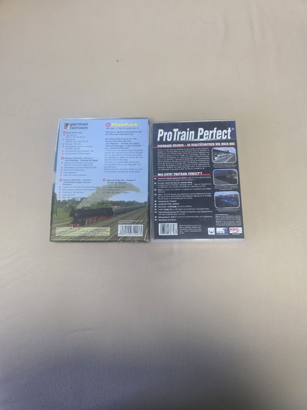 Microsoft Jeux: ProTrain Perfect & German Railroads PlusPack – D'occasion à Klingnau par tom_rd6b 1