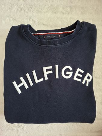 Pull Tommy Hilfiger bleu marine, XXL -