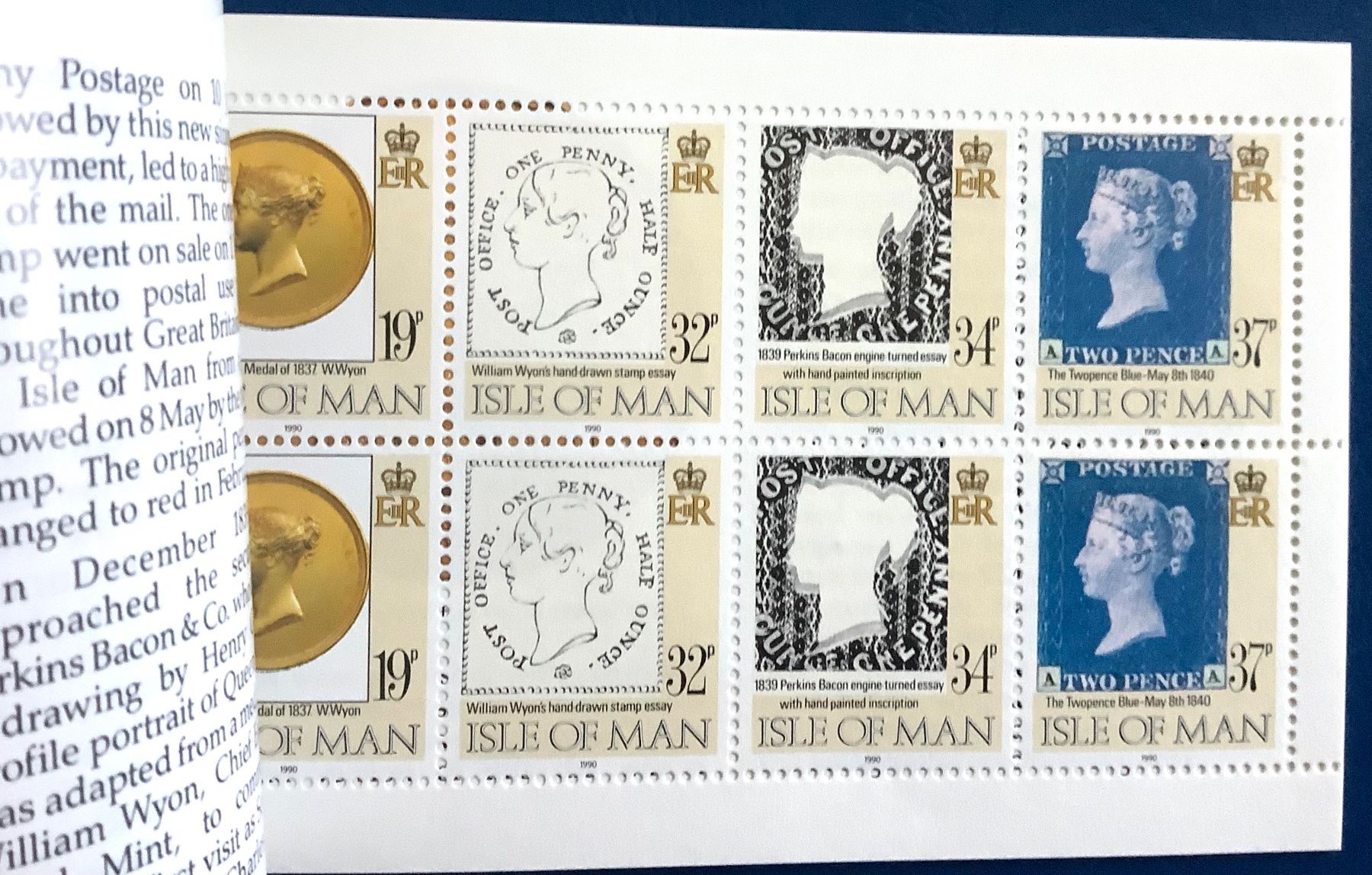 Alle Briefmarken: 1990 Insel Man GB Penny Post Markenheftchen ** – Neu (gemäss Beschreibung) aus Liestal von Skunk02 2