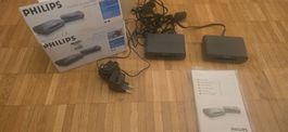Vintage Scart Philips Funkstrecke (Sender + Empfänger)