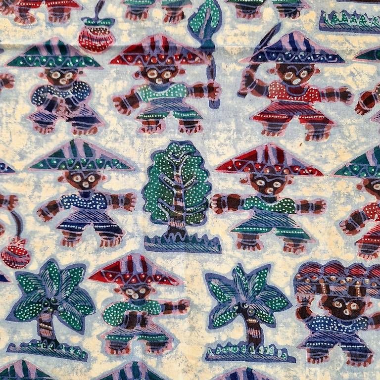 Dipinti: Batik  - Signé par artiste – Usato da Lausanne venduto da fclaus-2009 1