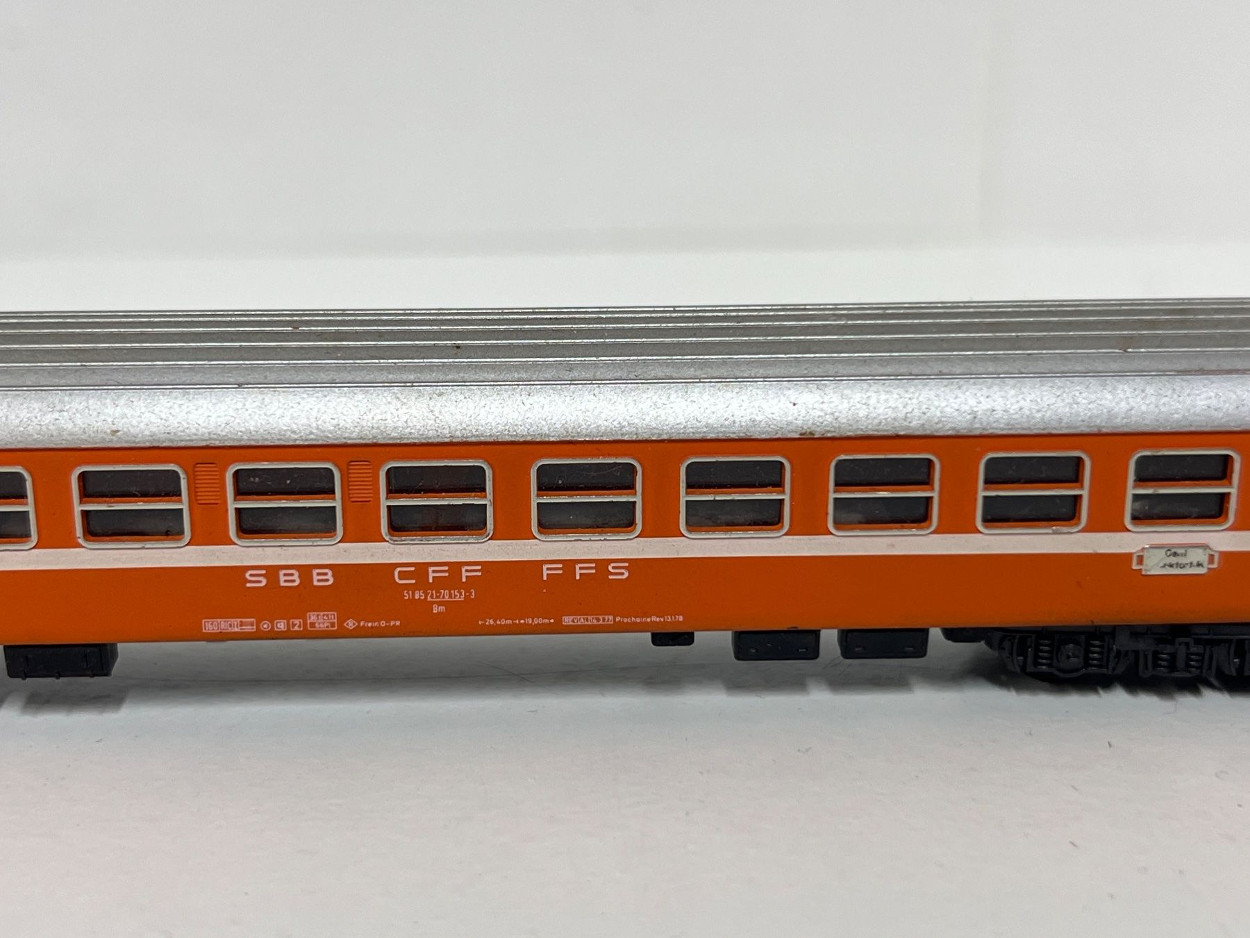 Trix Modellini di ferrovie: Minitrix  SBB CFF FFS Orange 2.Kl. SPUR N – Usato da Neuenhof venduto da ludovicco 2