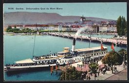 Genève, Débarcadère Quai du Mont Blan
