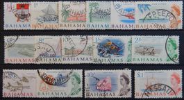 Bahamas British Kat. 209-223 gest. 1965 Kat. 30 Euro