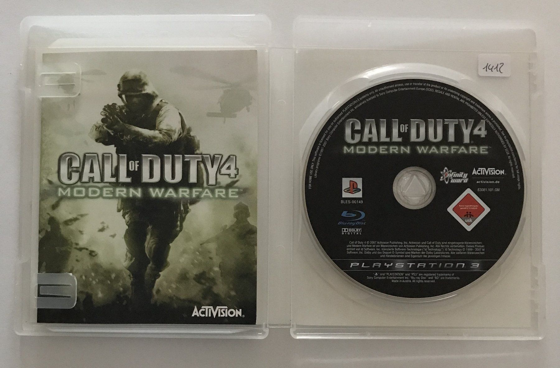 Spiele: PS3 - Call of Duty 4: Modern Warfare – Gebraucht aus Allschwil von Bullach 1