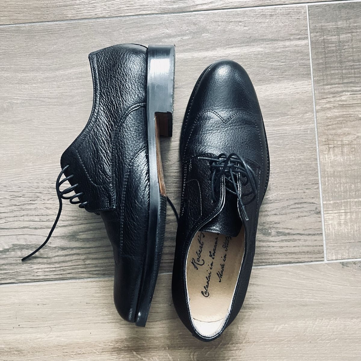 Scarpe da uomo: Robert's Echtleder Herren Schuhe, Schwarz, Grösse 40 – Usato da Reinach, BL venduto da Fer1973 1