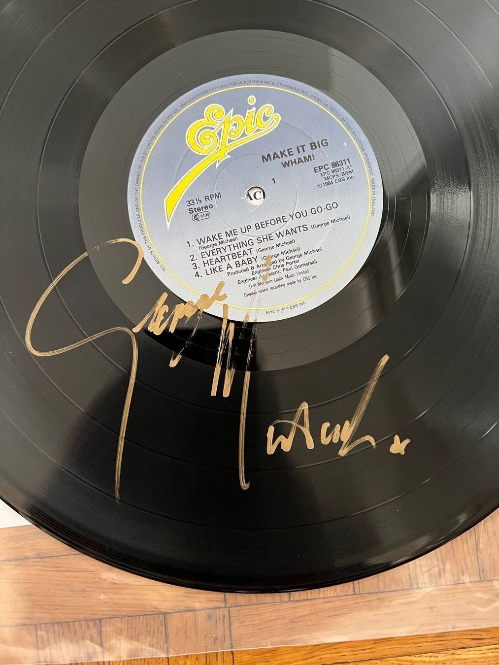 Dischi in vinile: George Michael - Autographe vinyle Lp – Usato da Le Lignon venduto da Aladdin67 1