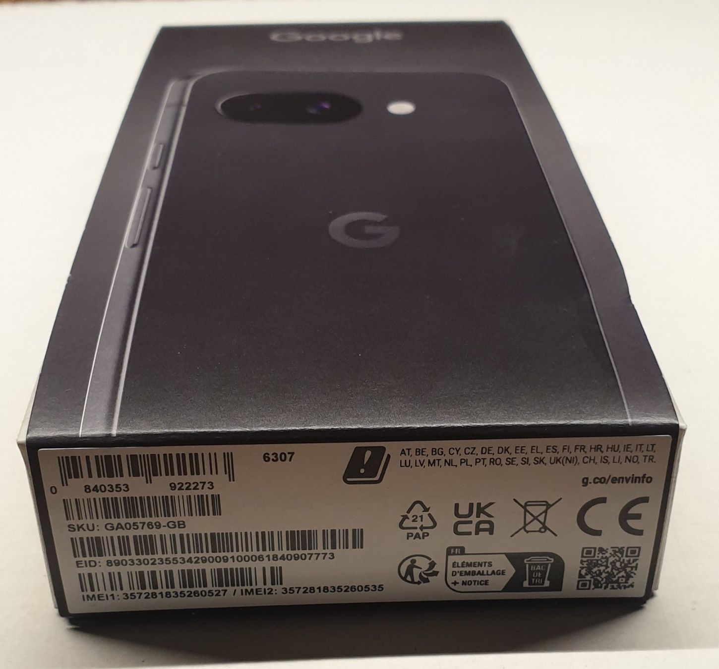 Google Telefoni cellulari / Smartphones: Google Pixel 9a 128GB Obsidian – Nuovo e nell'imballaggio originale da Recherswil venduto da bass-ted 2