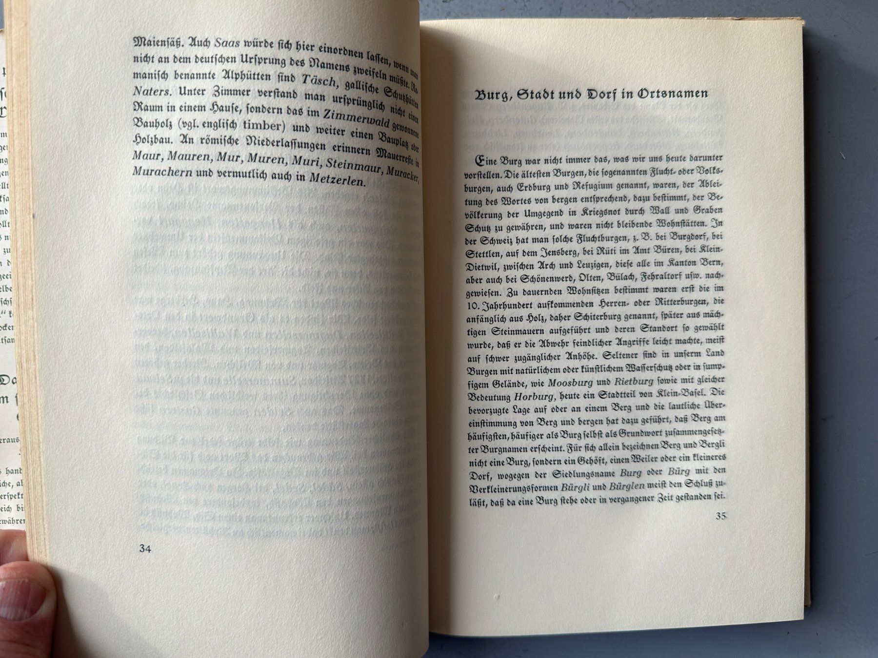 Bücher: Paul Oertli: Deutschschweizerische Ortsnamen – Gebraucht aus Zürich von allp 5
