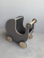 Puppenwagen Sebra grau