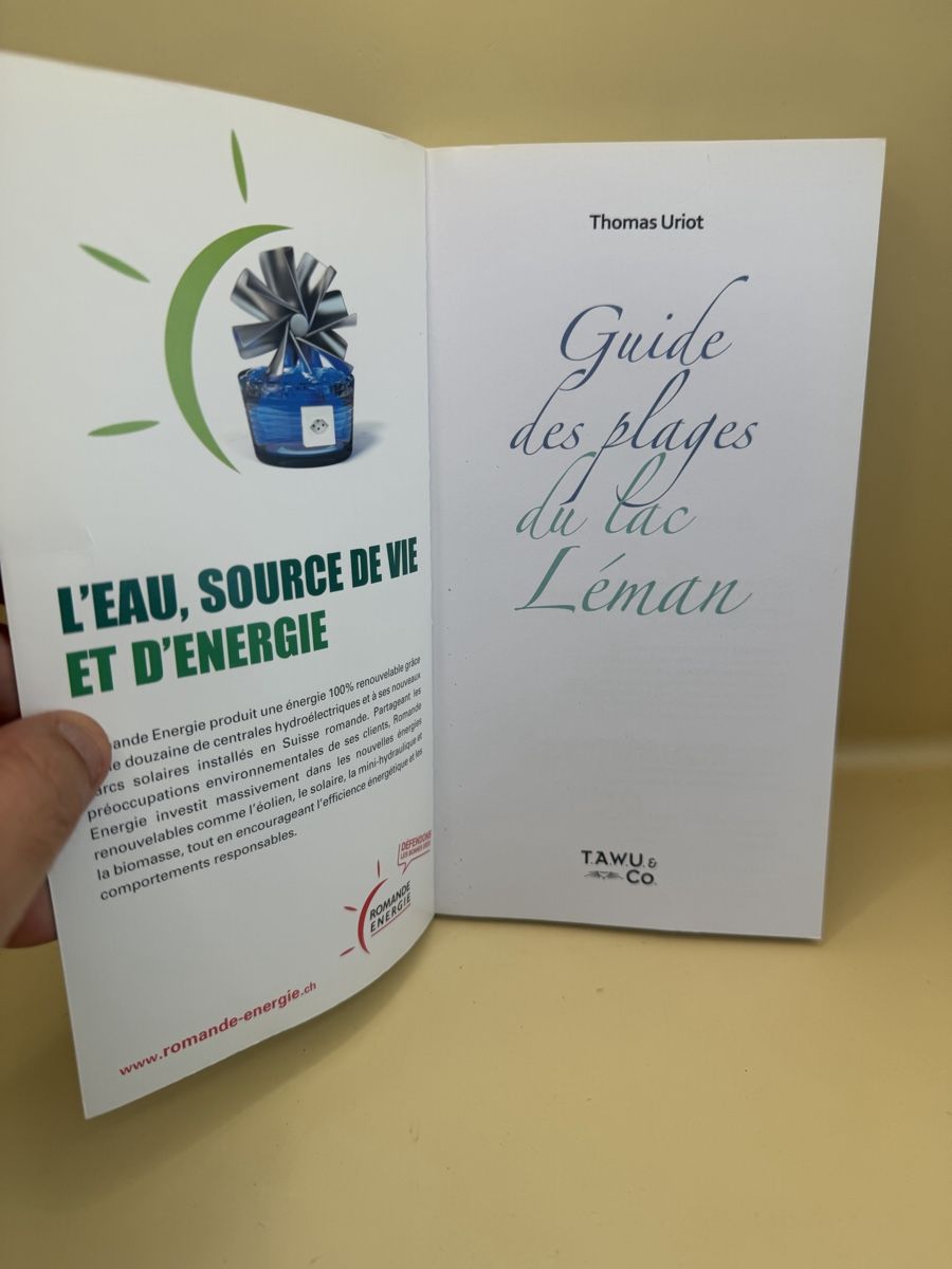 Bücher: Guide des plages du lac Léman Thomas Uriot – Gebraucht aus Genève von sho_67qj 2