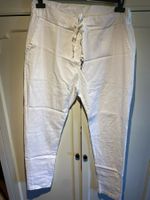 LEICHTE SOMMERHOSE WEISS- STRETCH-LOCKER