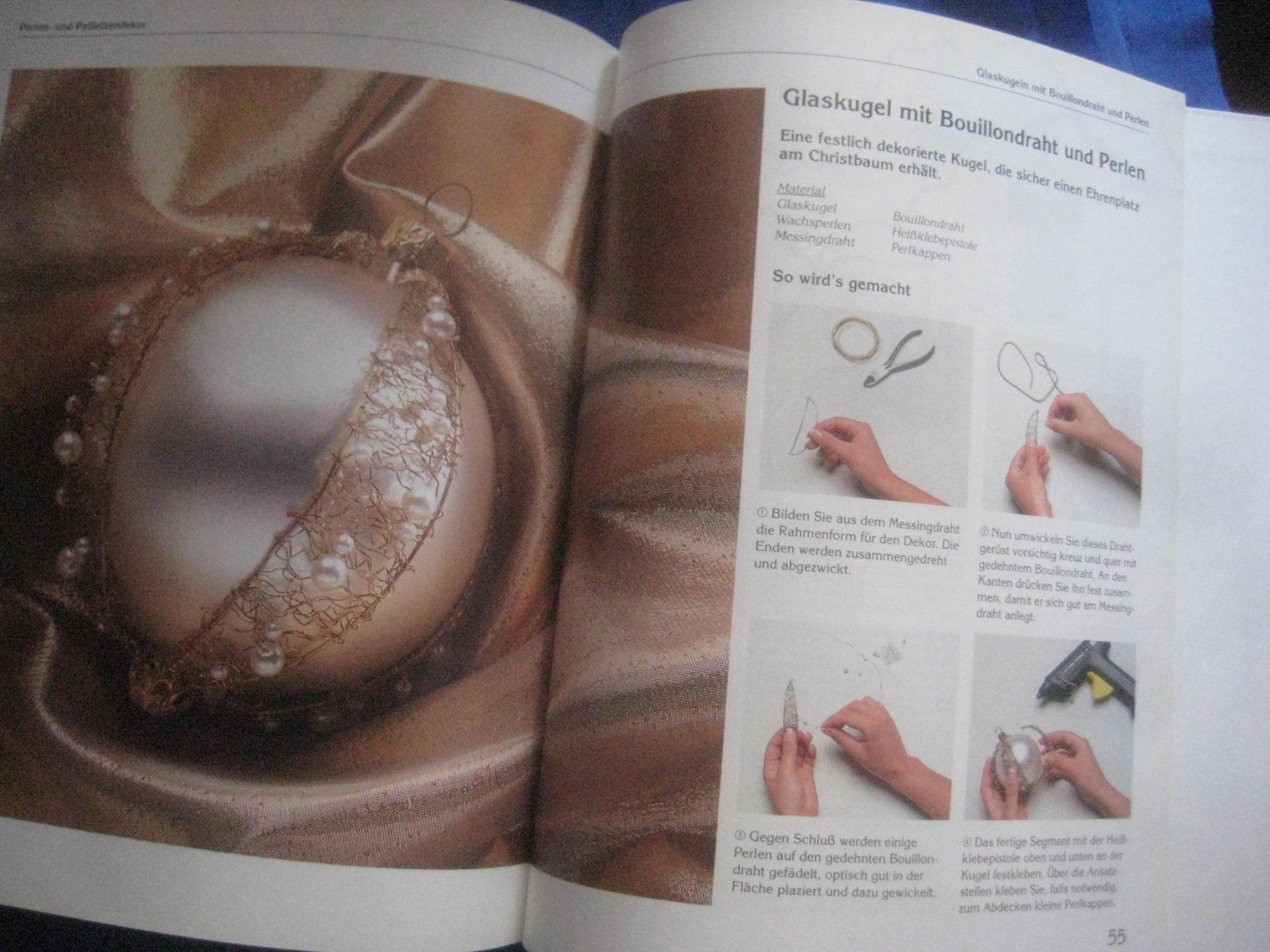 Livres: BUCH   SCHMUCK - KUGELN  BASTELN – D'occasion à Uster par flocke1 4