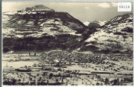 Flums mit Kleinberg und Spitzmeilen im Winter - Schönhalden