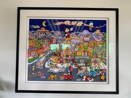 Fazzino 3D Mickeywood, DX-Auflage sign.
