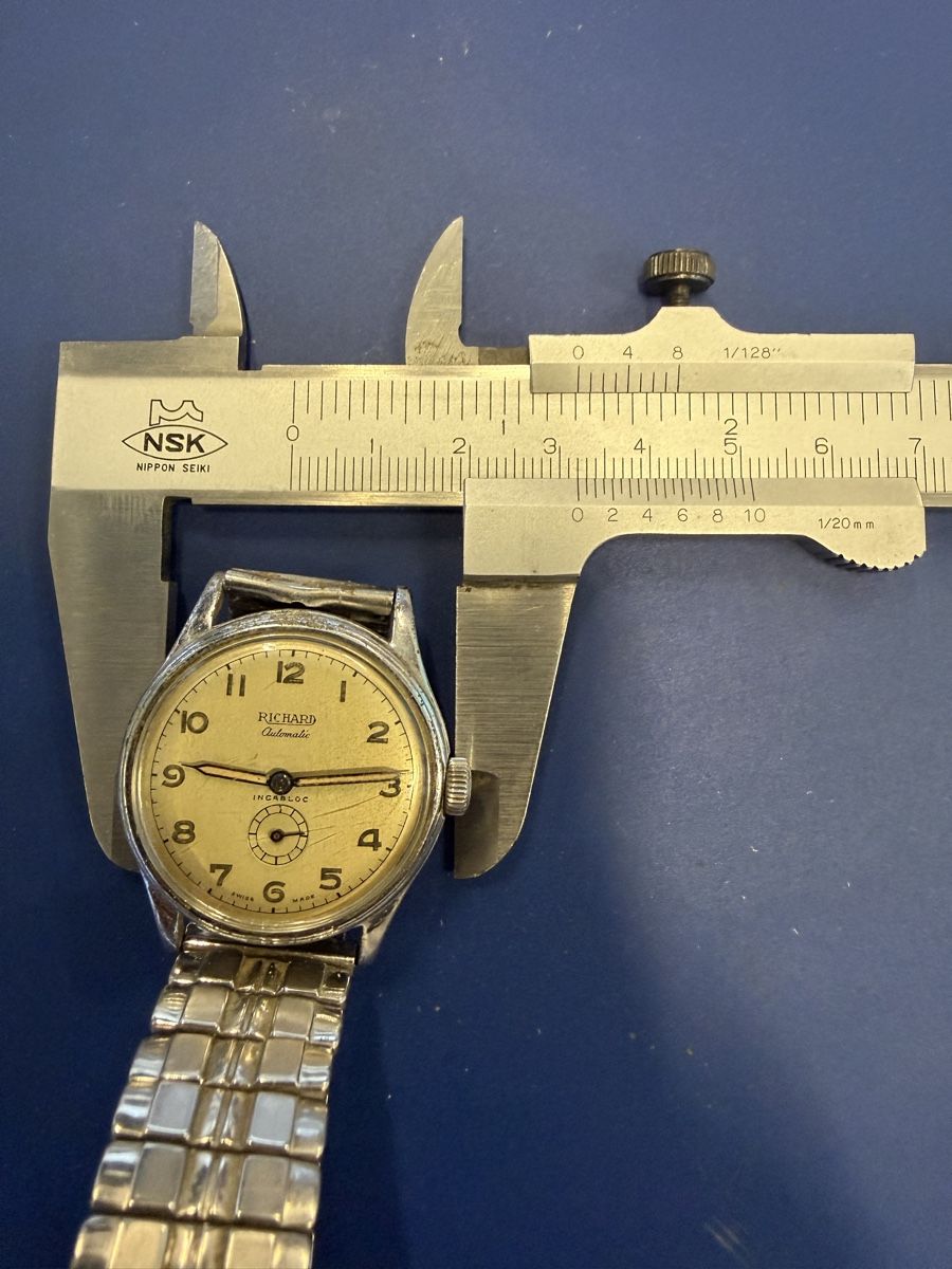 Uhren: Richard Automatic Herren Uhr mit Elastikarmband  – Gebraucht aus Strengelbach von RaenAntikDesign 4