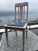 Stuhl mit echt Leder Sitz