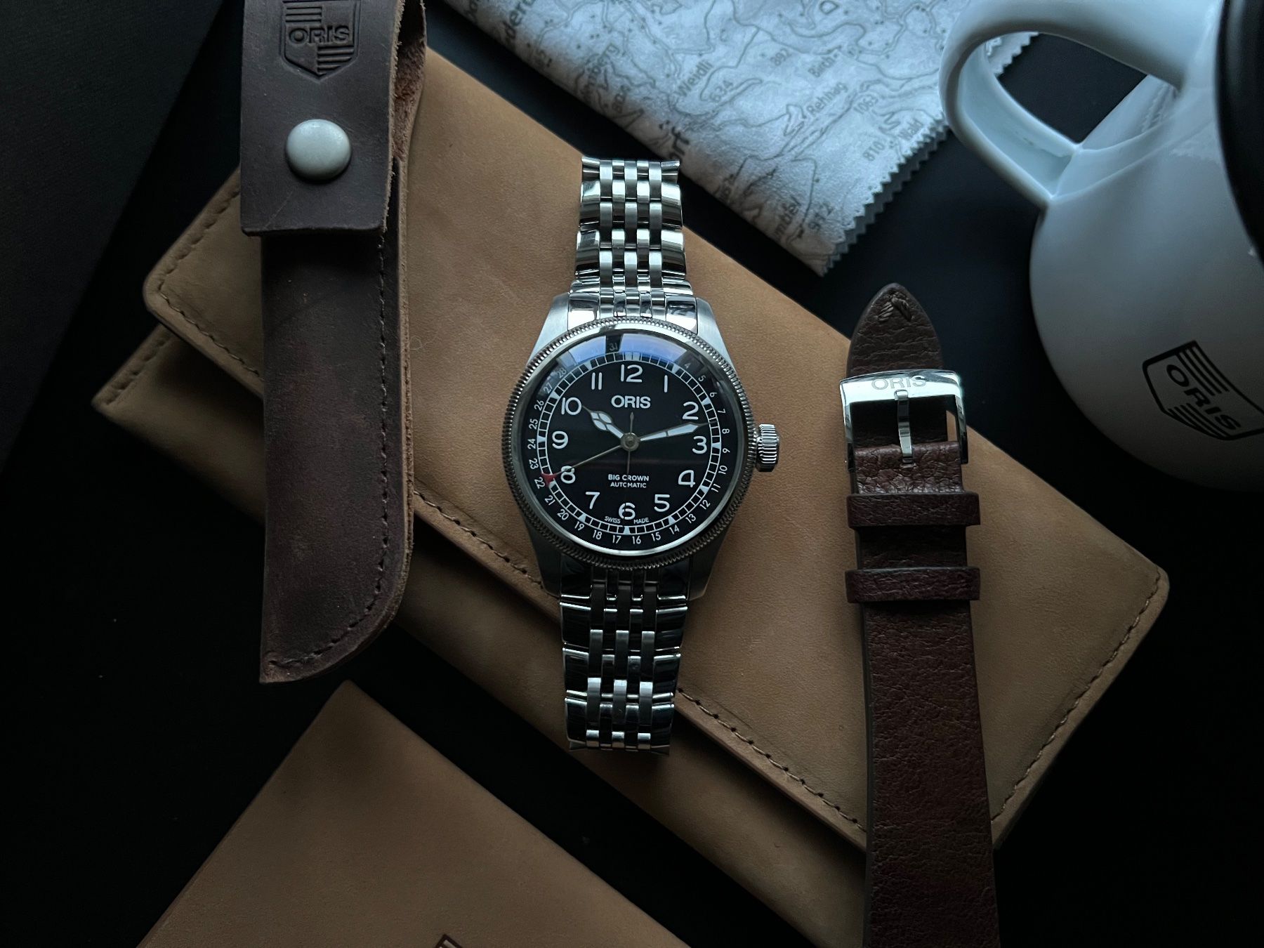 Oris Orologi: Oris Big Crown Waldenburgerbahn Limited Edition | Full Set + – Usato da Suhr venduto da watcherswiss 9