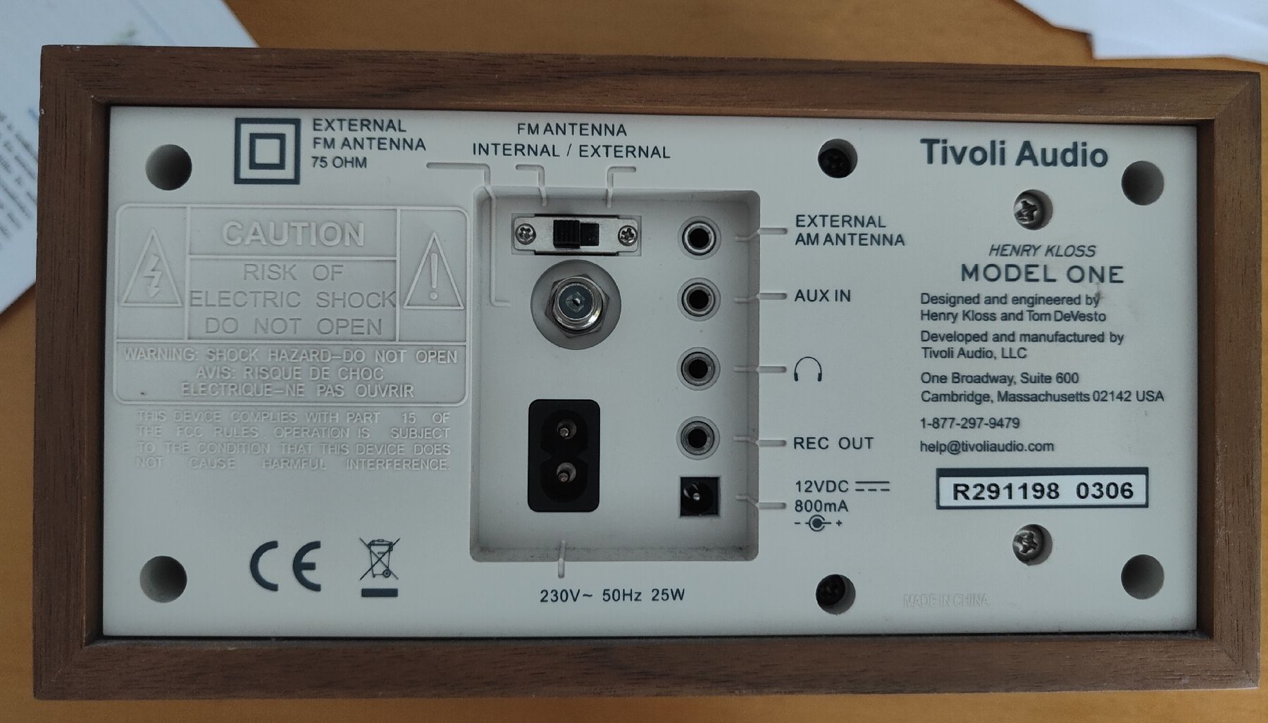 Radio: Tivoli Audio Model One – Usato da Oberdorf BL venduto da clockrock 1