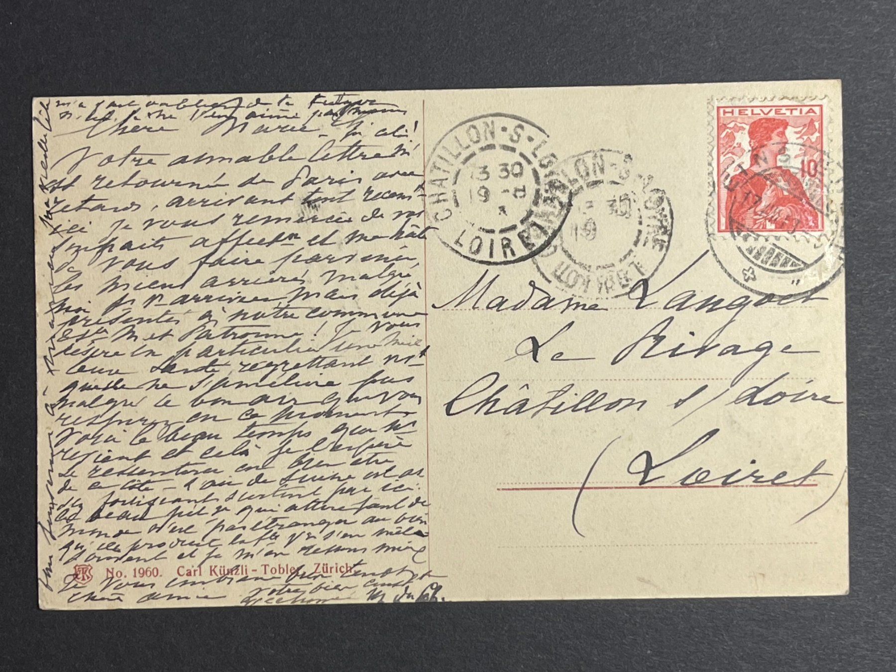 Ansichtskarten: Einsiedeln - 1912 – Gebraucht aus Steg VS von _vinci_ 1