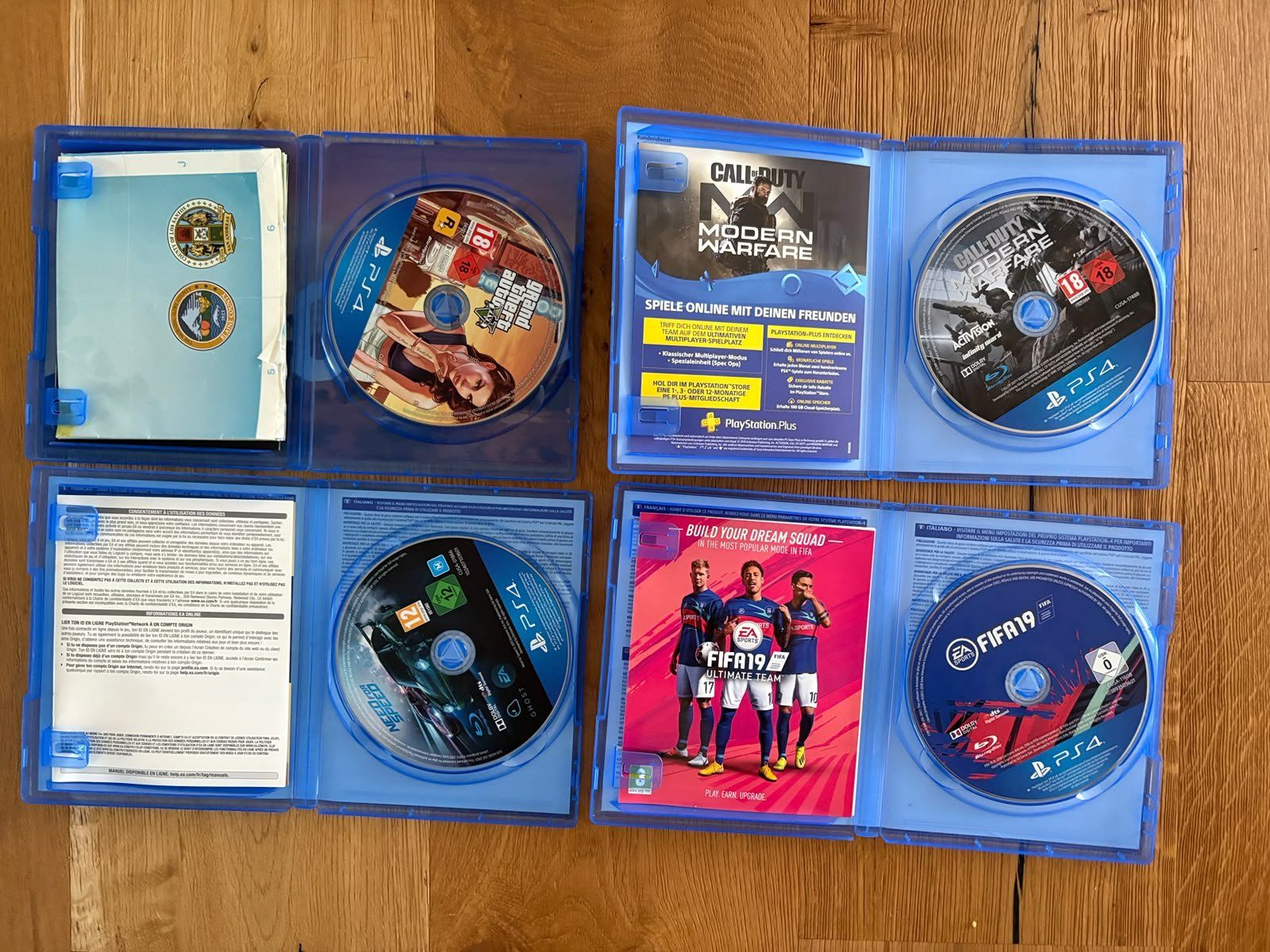Sony Console: Sony PS4 inkl. 4 Games, Controller und Ladestation – Usato da Algetshausen venduto da Sili2000 3