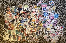 Sticker Set Studio Ghibli, Pixel und Hello Kitty and Friends