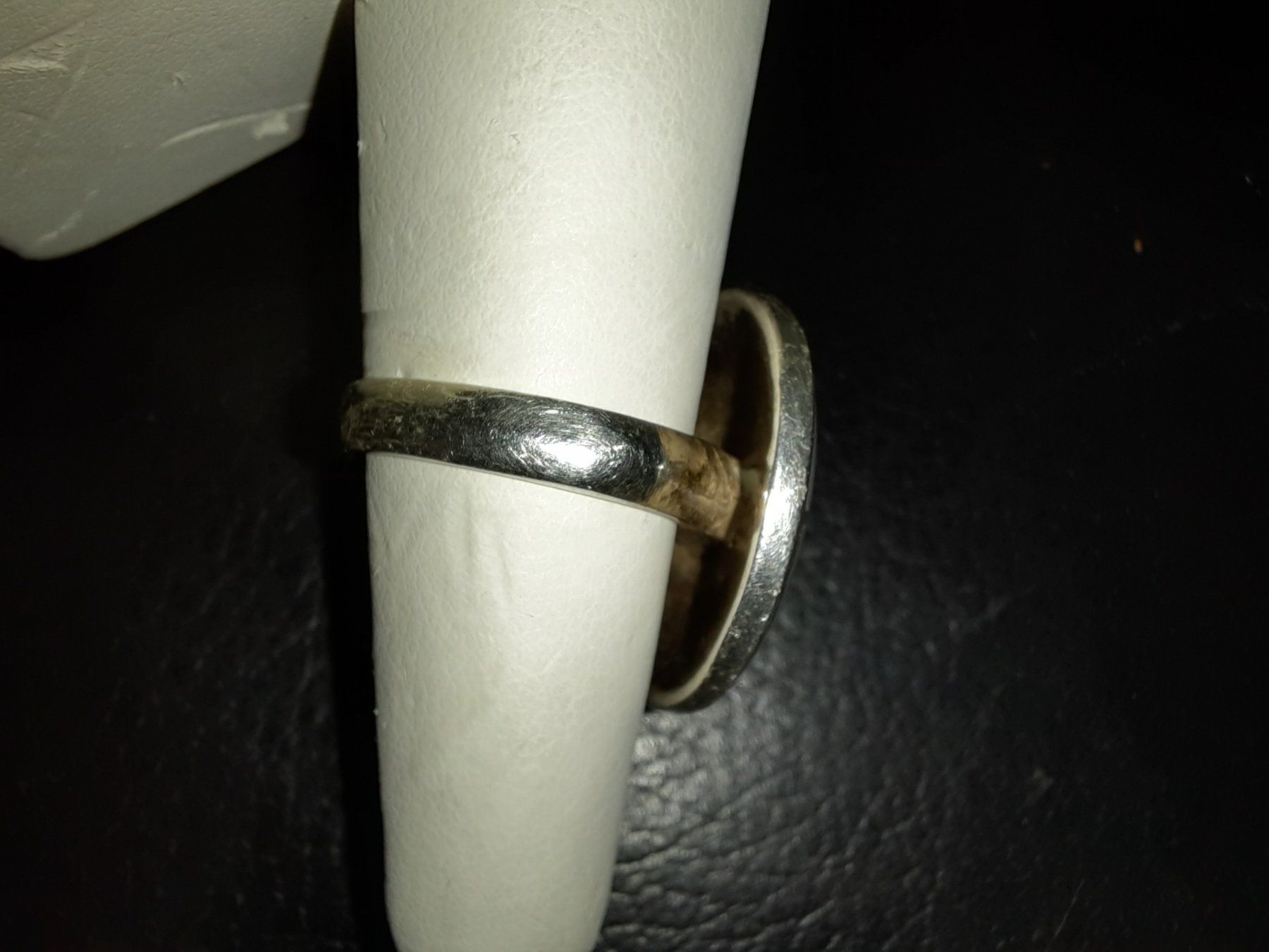 Anelli: Anello in argento 925 e madreperla bianca – Usato da Biasca venduto da Old_6blh 5
