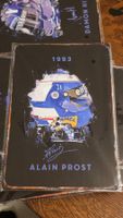Alain Prost Champion F1 1993 Blechschild
