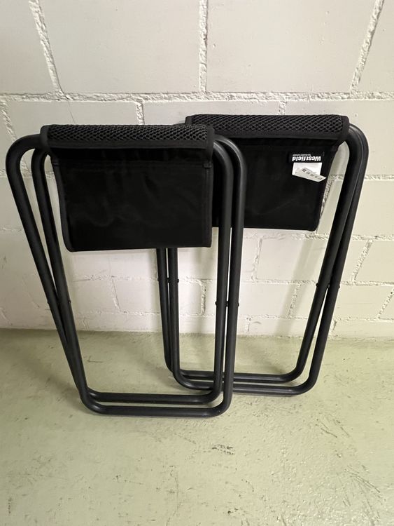 Hocker: 2 Westfield Klapphocker, Campinghocker, neuwertig, schwarz – Gebraucht aus Bülach von Manolo007 4