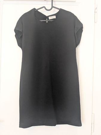 zara black dress 