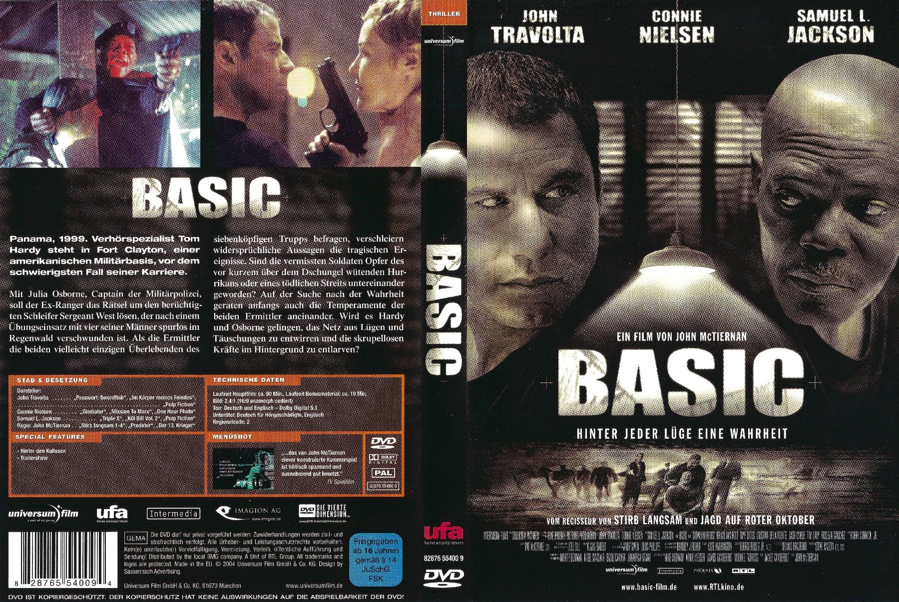 Tutti i DVDs: Basic - Hinter jeder Lüge eine Wahrheit (2003) – Usato da Zürich venduto da Cineasten